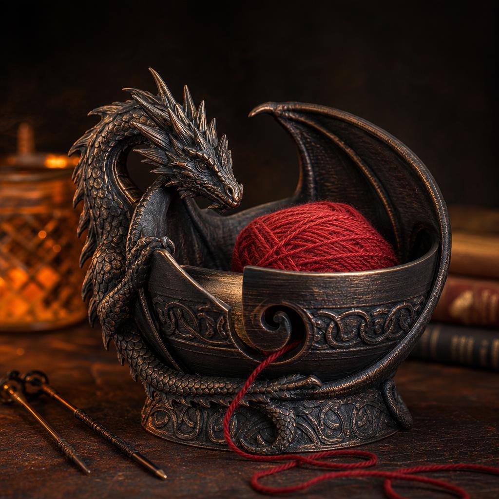 Dragon Scale Yarn Bowl